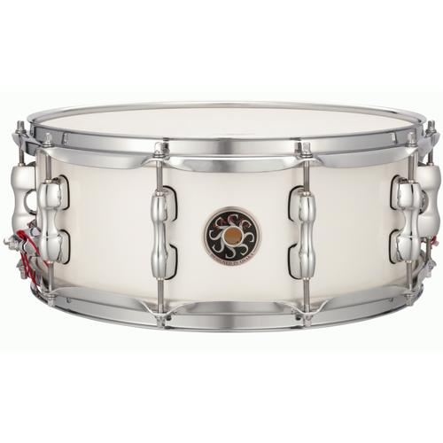 Sakae Osaka Heritage 14 x 5.5 Evolved Maple Snare - Pearl White