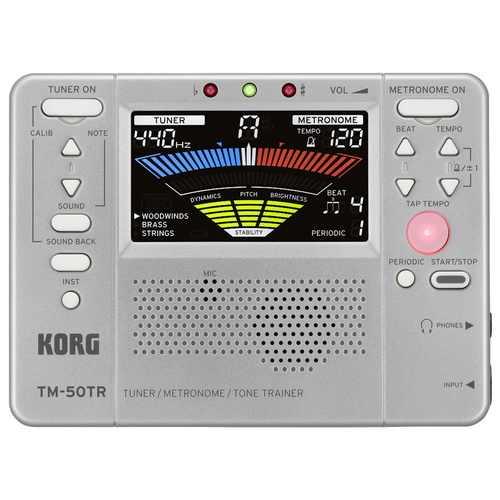 KORG Tuner Metronome Tone Trainer Silver