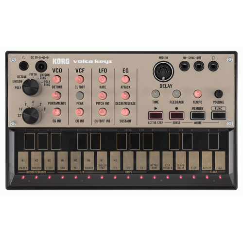 Korg Volca Keys Polyphonic Analog Synthesizer with 27 Keys and Loop Sequencer