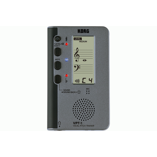 Korg VPT-1 Vocal Pitch Trainer with Five-Line Staff Display and Sound Functions