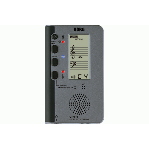 Korg Vocal Pitch Trainer VPT-1 with Five-Line Staff Display and Sound Function