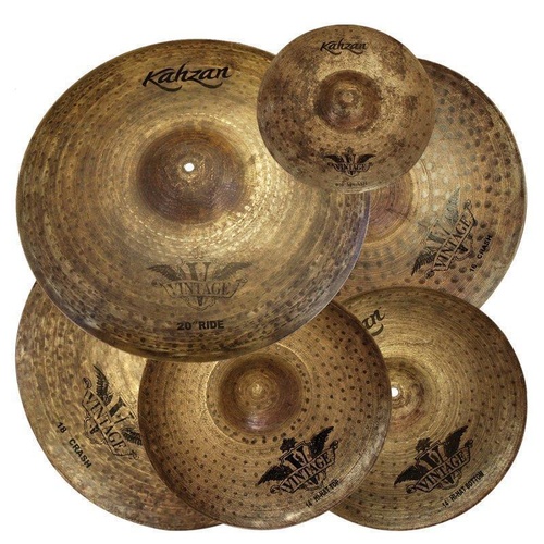 Kahzan 'Vintage Series' Cymbal Pack 14"/16"/18"/20"