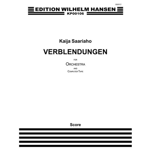 Saariaho Verblendungen Score