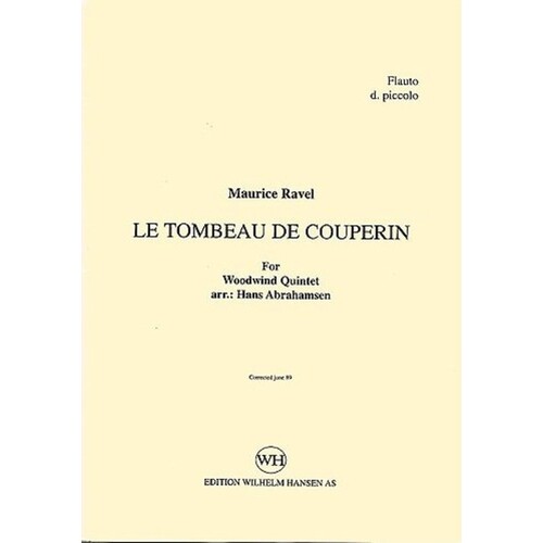 Tombeau De Couperin Wind Quintet Parts