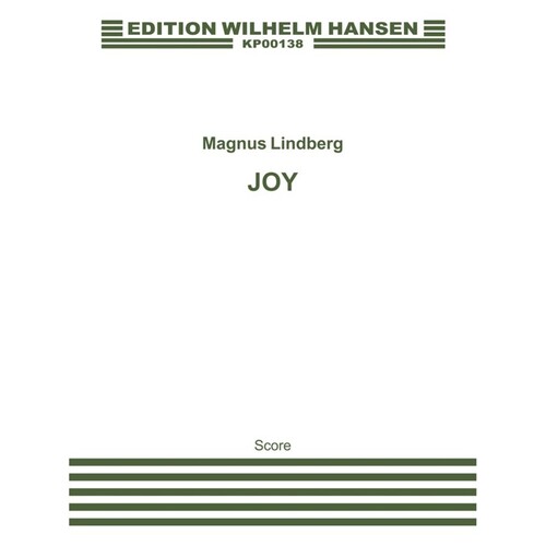 Lindberg Joy Orchestral Score