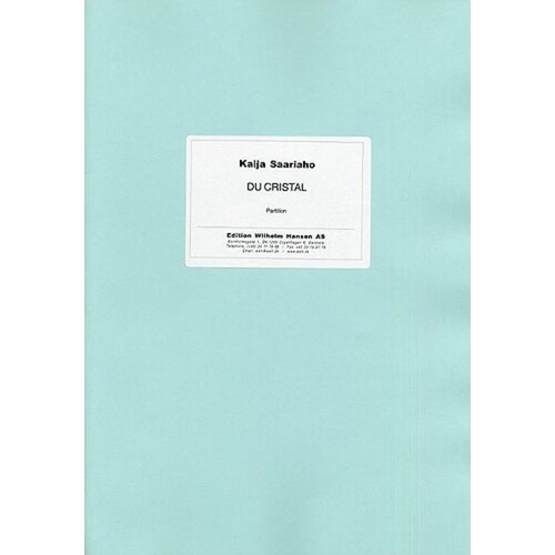 Saariaho Du Cristal Score