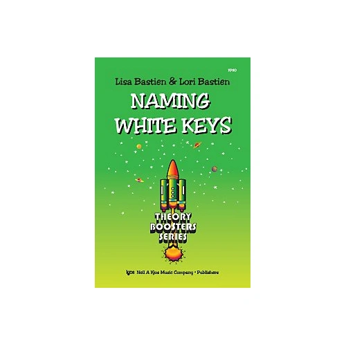 Naming White Keys Theory Boosters by Neil A. Kjos Music Company - 24 Pages, Theory Category