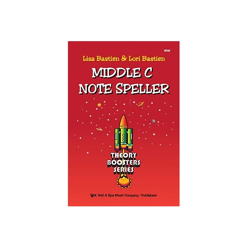 Middle C Note Speller Theory Boosters by Neil A. Kjos Music Company, 32 pages