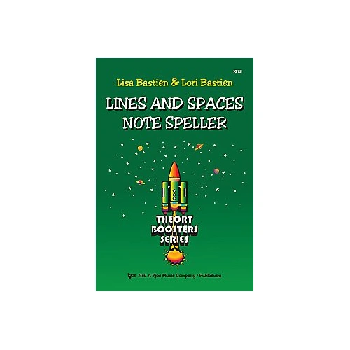 Lines and Spaces Note Speller Theory Boosters by Neil A. Kjos Music Company, 32 Pages