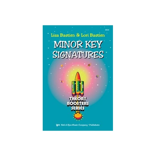 Minor Key Signatures Theory Boosters by Neil A. Kjos Music Company, 32 Pages
