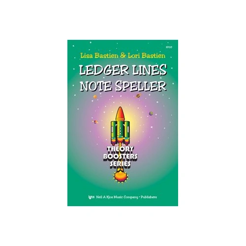 Ledger Lines Note Speller Theory Booster by Neil A. Kjos Music Company, 24 Pages