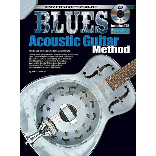 Progressive Blues Acoustic Guitar Book/CD