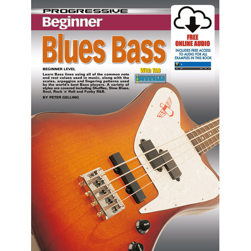 Progressive Beginner Blues Bass Book
