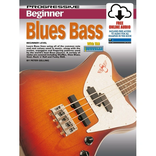 Progressive Beginner Blues Bass Book