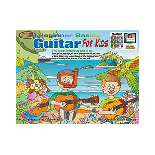 Beginner Basics Guitar for Kids Book/CD/DVD Set with Chord Chart