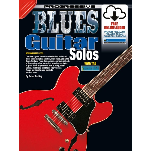 Progressive Blues Guitar Solos Book