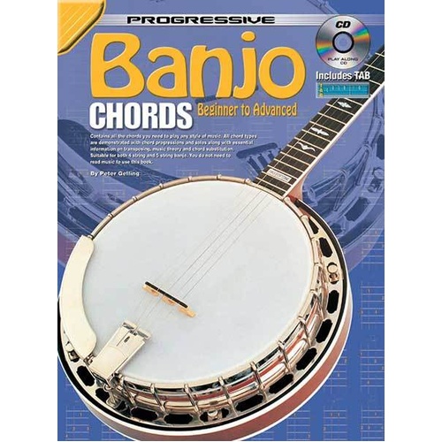 Progressive Banjo Chords Book with CD