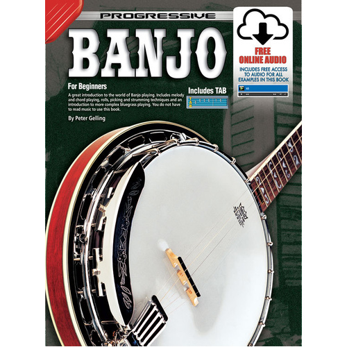 Progressive Banjo Method with Online Video & Audio Tutorial