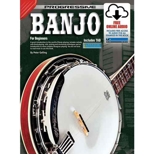 Progressive Banjo Book/Online Video And Audio Book