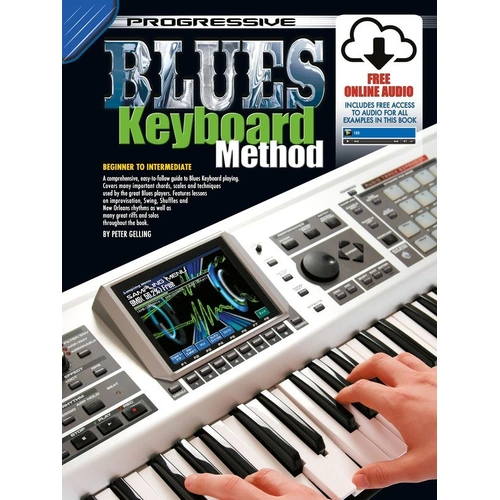 Progressive Blues Keyboard Method Book with CD