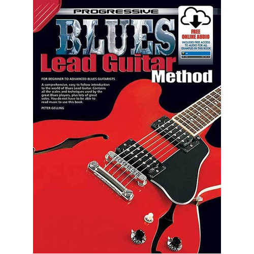 Progressive Blues Lead Guitar Method Book with Online Audio