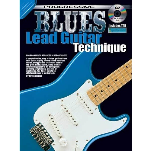 Progressive Blues Lead Guitar Technique Book/CD