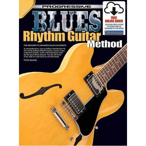 Progressive Blues Rhythm Guitar Method Book with Online Audio Access