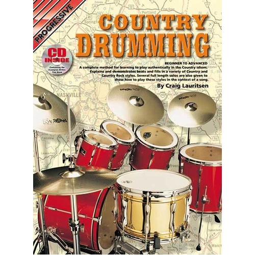 Progressive Country Drumming Book with CD