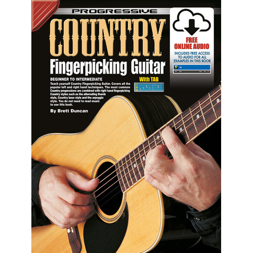 Progressive Country Fingerpicking Guitar Book
