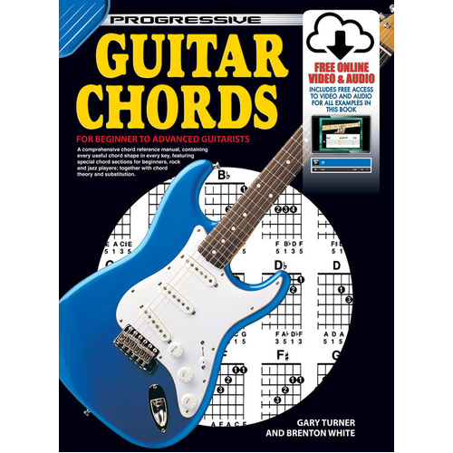 Progressive Guitar Chords Book with Online Video & Audio Access