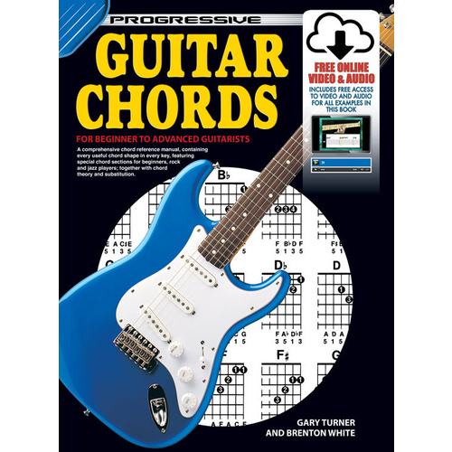 Progressive Guitar Chords Book/Online Video And Audio Book