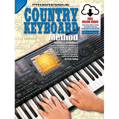 Progressive Country Keyboard Method Book