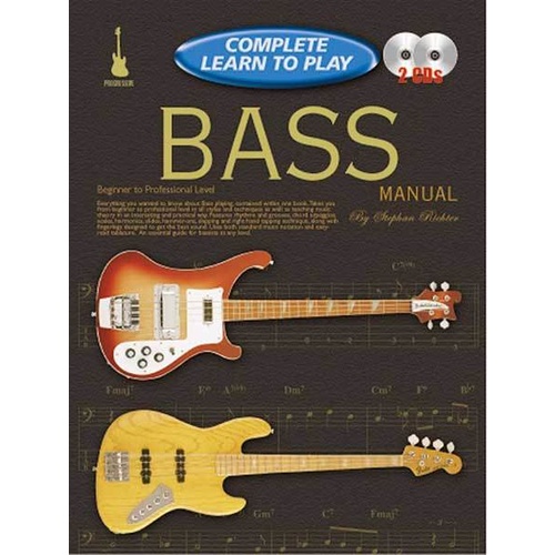 Progressive Complete Learn To Play Bass Manual Book/CD(2) Book
