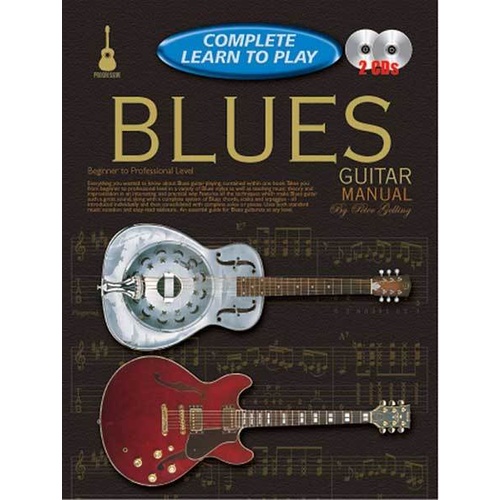 Progressive Complete Learn To Play Blues Guitar Book/CD(2) Book