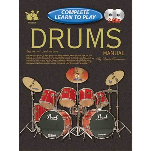 Progressive Complete Learn To Play Drums Book/CD(2) Book