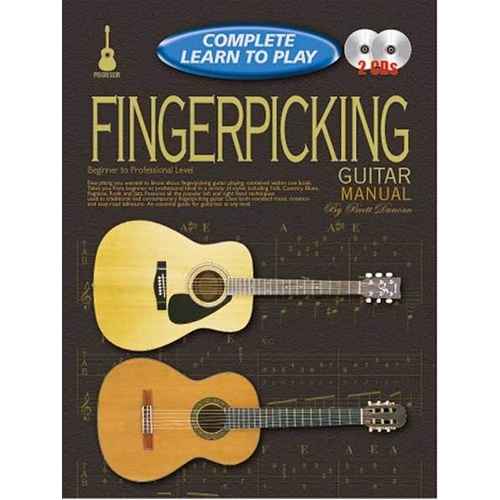 Progressive Complete Learn To Play Fingerpicking Guitar Book and CD