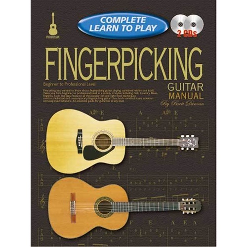 Progressive Complete Learn To Play Fingerpicking Guitar Book/CD(2) Book