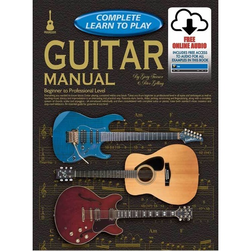 Progressive Complete Learn To Play Guitar Book with Online Audio Access
