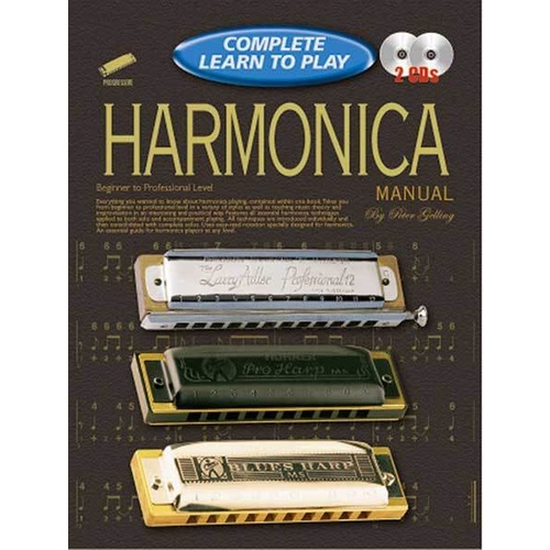 Progressive Complete Learn To Play Harmonica Book/CD(2) Book
