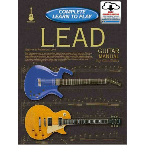Progressive Complete Learn To Play Lead Guitar Book with Online Audio Access