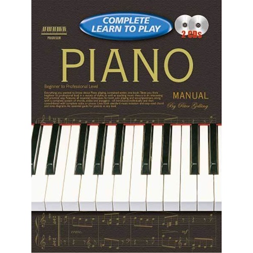 Progressive Complete Learn To Play Piano Book/CD(2) Book