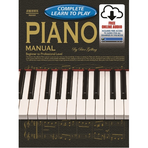 Progressive Complete Learn To Play Piano Book with Online Audio Access