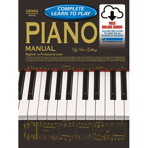 Complete Learn to Play Piano Manual Book