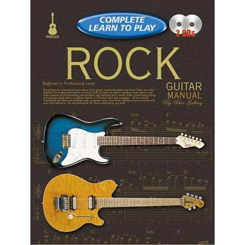 Progressive Complete Learn To Play Rock Guitar Book/CD(2) Book