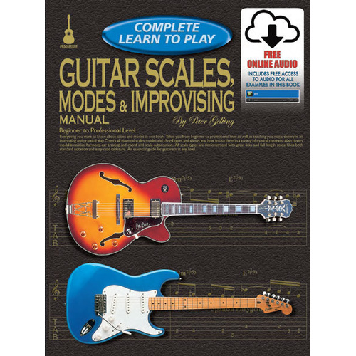 Progressive Complete Learn To Play Scales Book with Online Audio Access