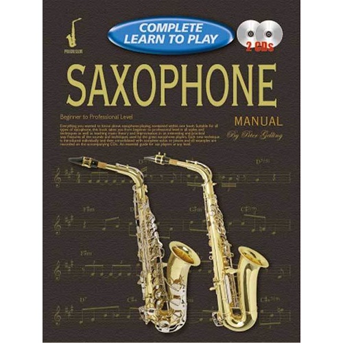 Progressive Complete Learn To Play Saxophone Book/CD(2) Book