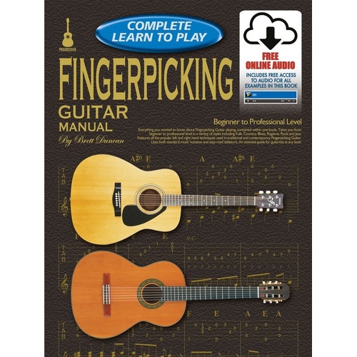 Progressive Complete Learn to Play Fingerpicking Guitar Manual