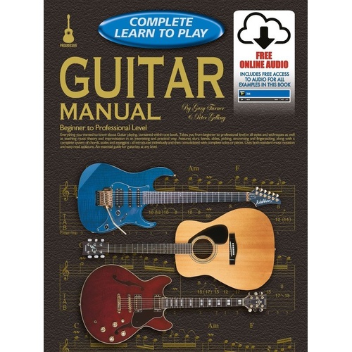 Progressive Complete Learn To Play Guitar Manual - 248 Pages