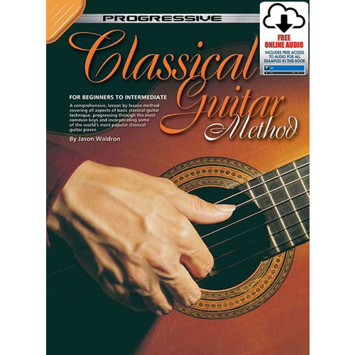Progressive Classical Guitar Method Book/Online Video And Audio Book