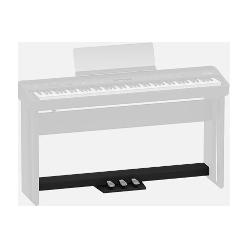 ROLAND KPD-90 Pedal Board for FP60/90 Digital Piano - Custom 3-Pedal Unit in Black or White Finish, Compatible with KSC-72/KSC-90 Stands
